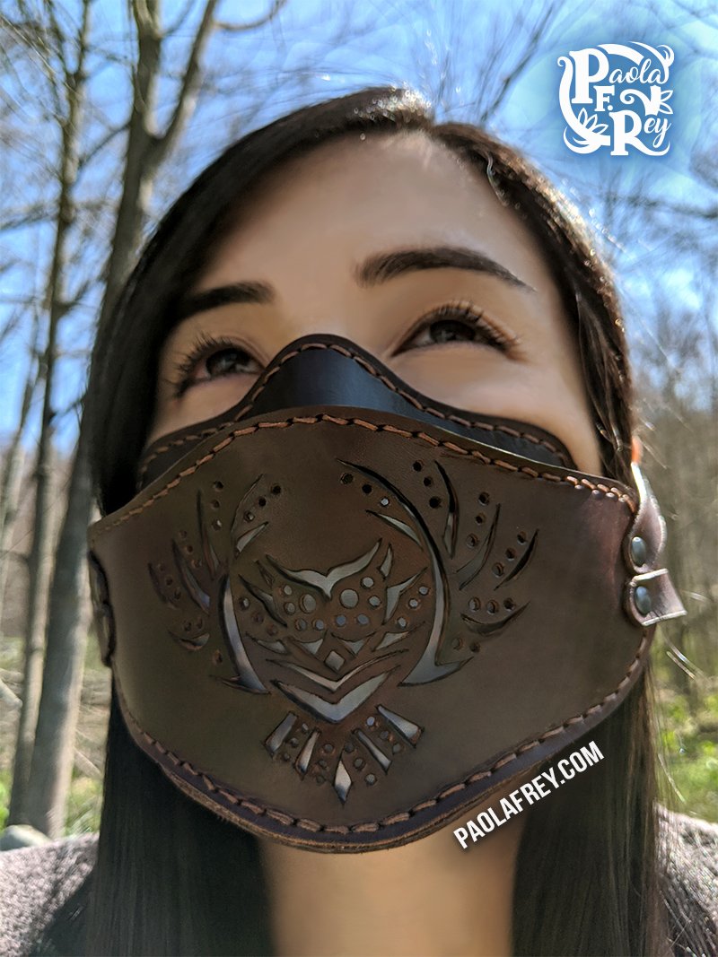 Leather Custom Face mask – Avilarepublic