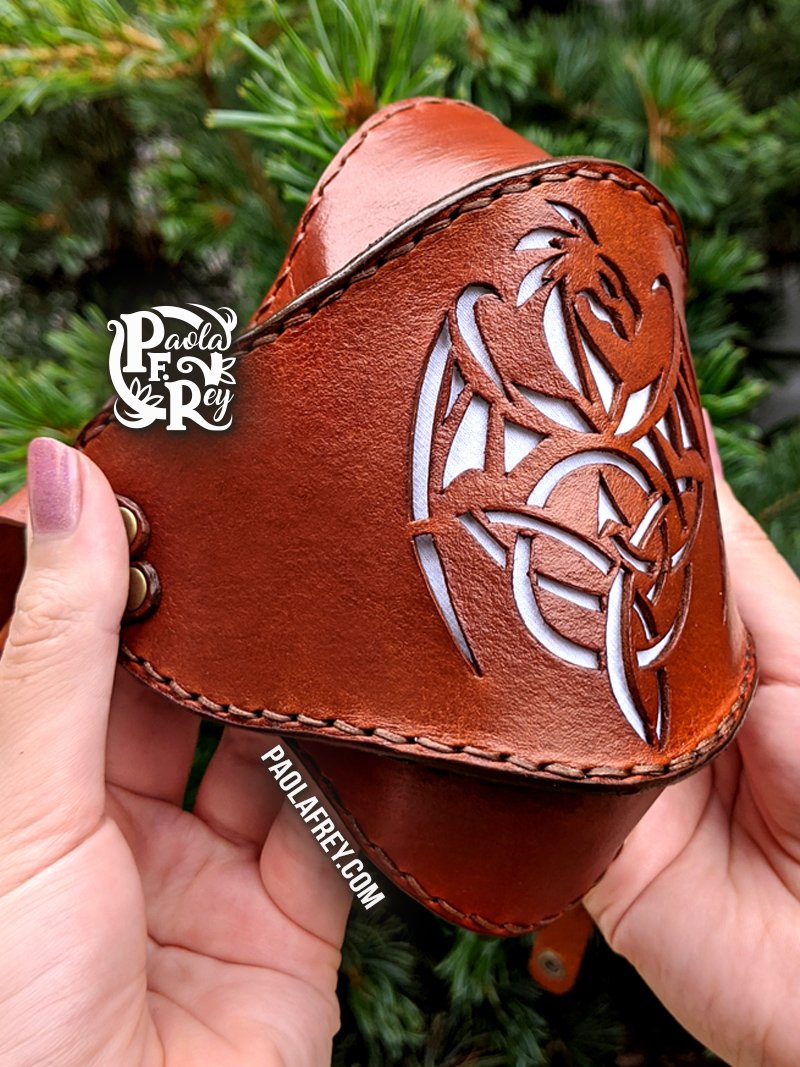 Custom Leather Mask - Paola F. Rey