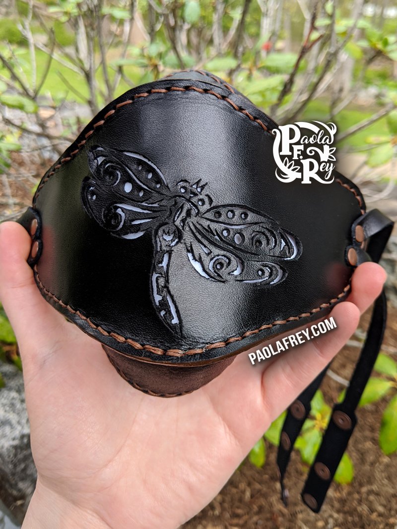 Custom Leather Mask - Paola F. Rey