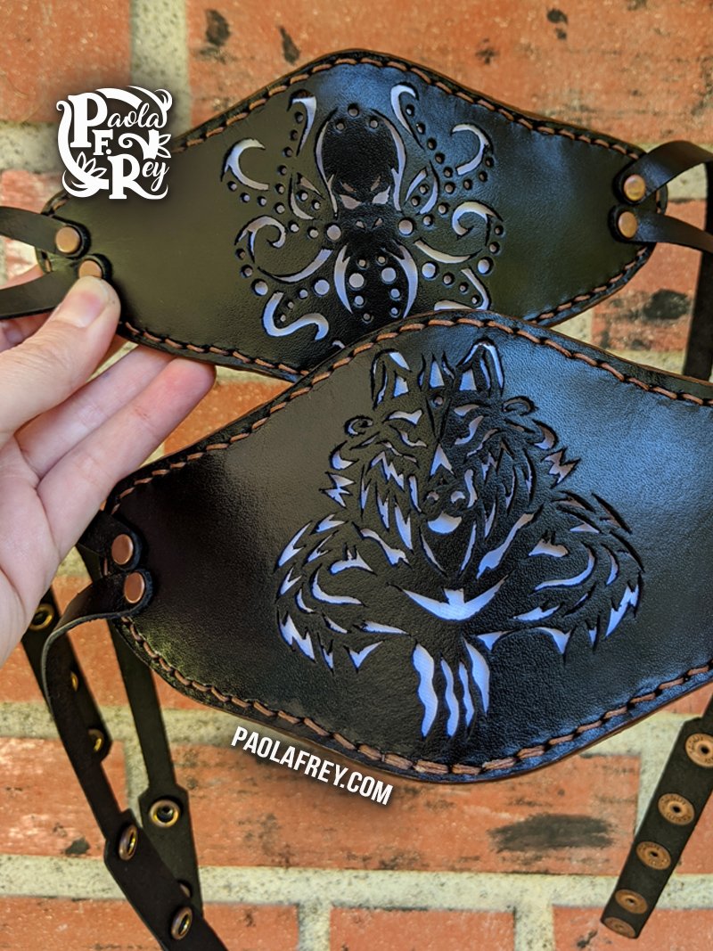 Leather Custom Face mask – Avilarepublic